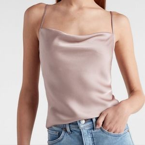 Express Satin Cowl Neck Cami size XS
